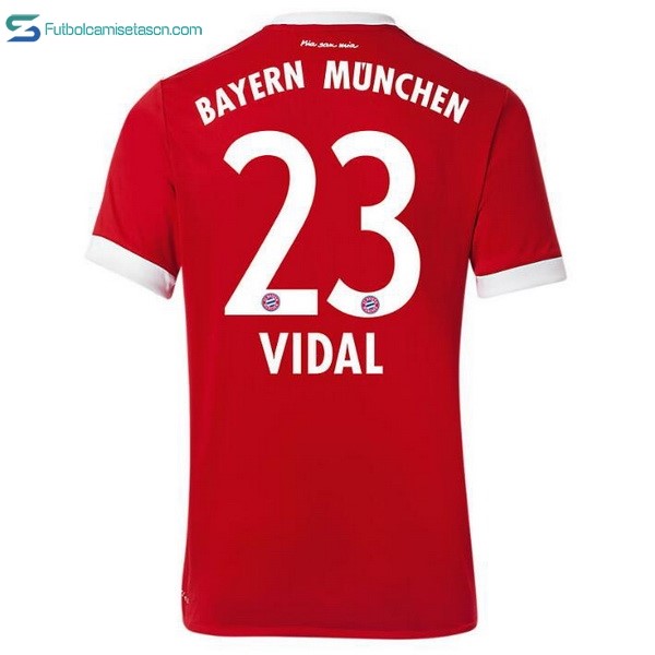 Camiseta Bayern Munich 1ª Vidal 2017/18